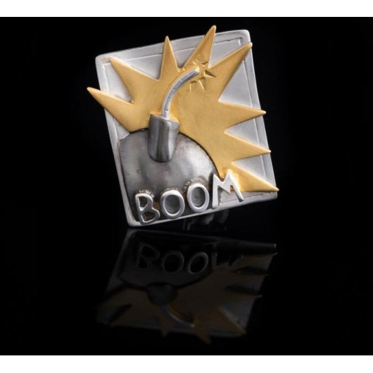 Handmade Brooch "BOOM"