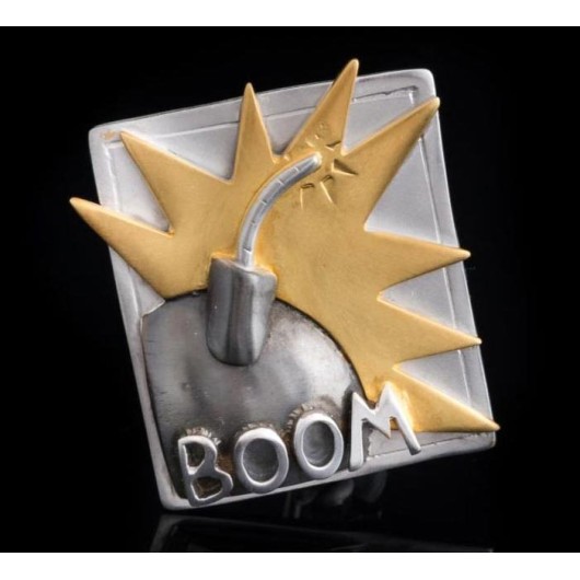 Handmade Brooch "BOOM"