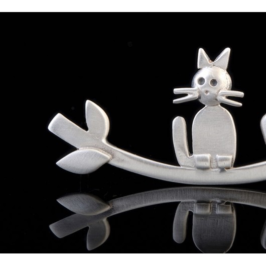 Handmade Brooch "Cat"