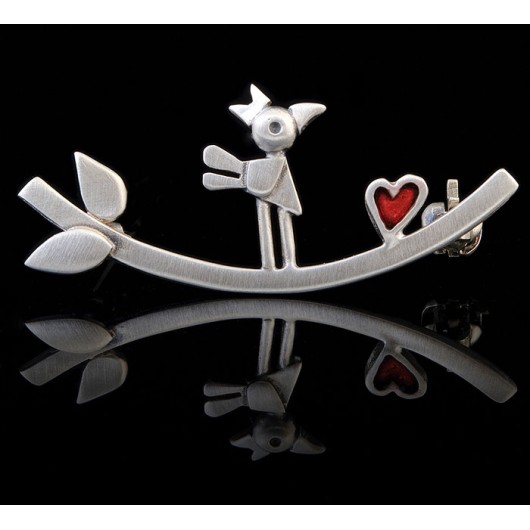 Handmade Brooch "Bird"
