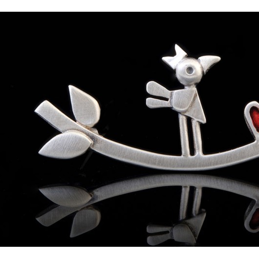 Handmade Brooch "Bird"