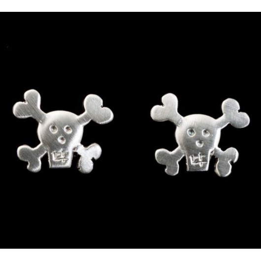 Handmade earrings "Small Skulls"