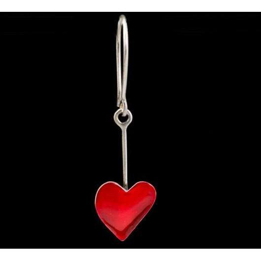 Handmade earrings "Heart Cleaver"