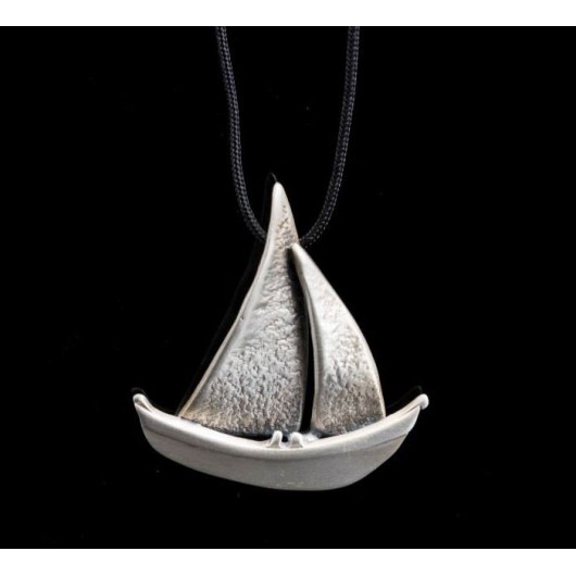 Handmade necklace "Little Boat"