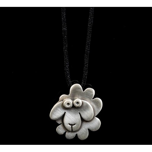 Handmade necklace "Little sheep"