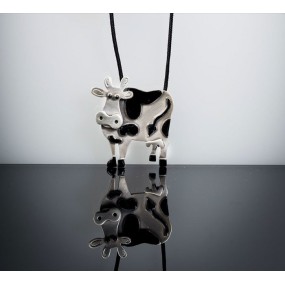 Handmade necklace "Cow"