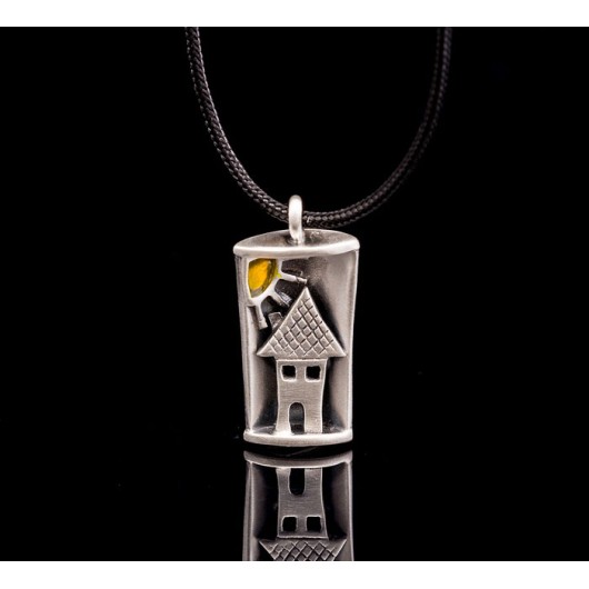 Handmade necklace "Little House"