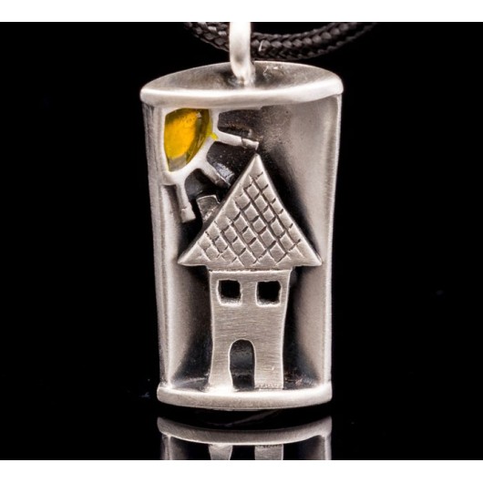 Handmade necklace "Little House"