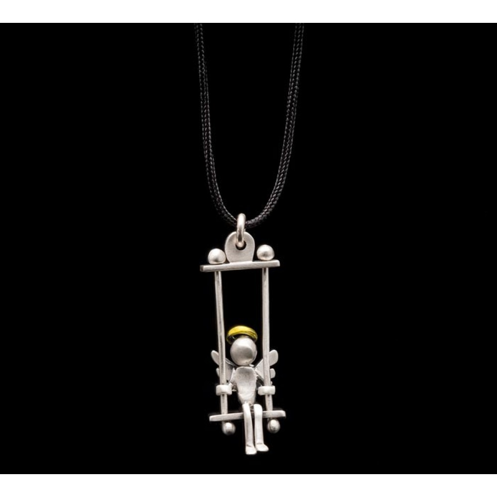 Silver Moon Necklace (handmade by Zac Little) / Saintseneca