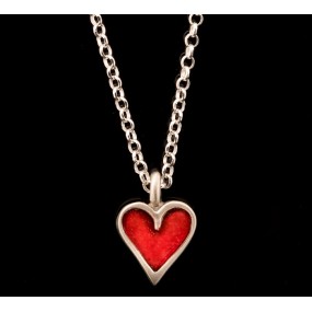 Handmade necklace "Heart Chain"