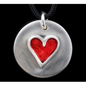 Handmade necklace "Heart Circle"