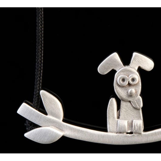 Handmade necklace "Dog Bar"