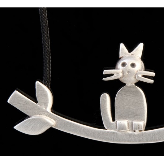 Handmade necklace "Cat Bar"