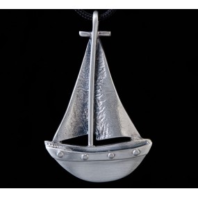 Handmade necklace "Little Boat"